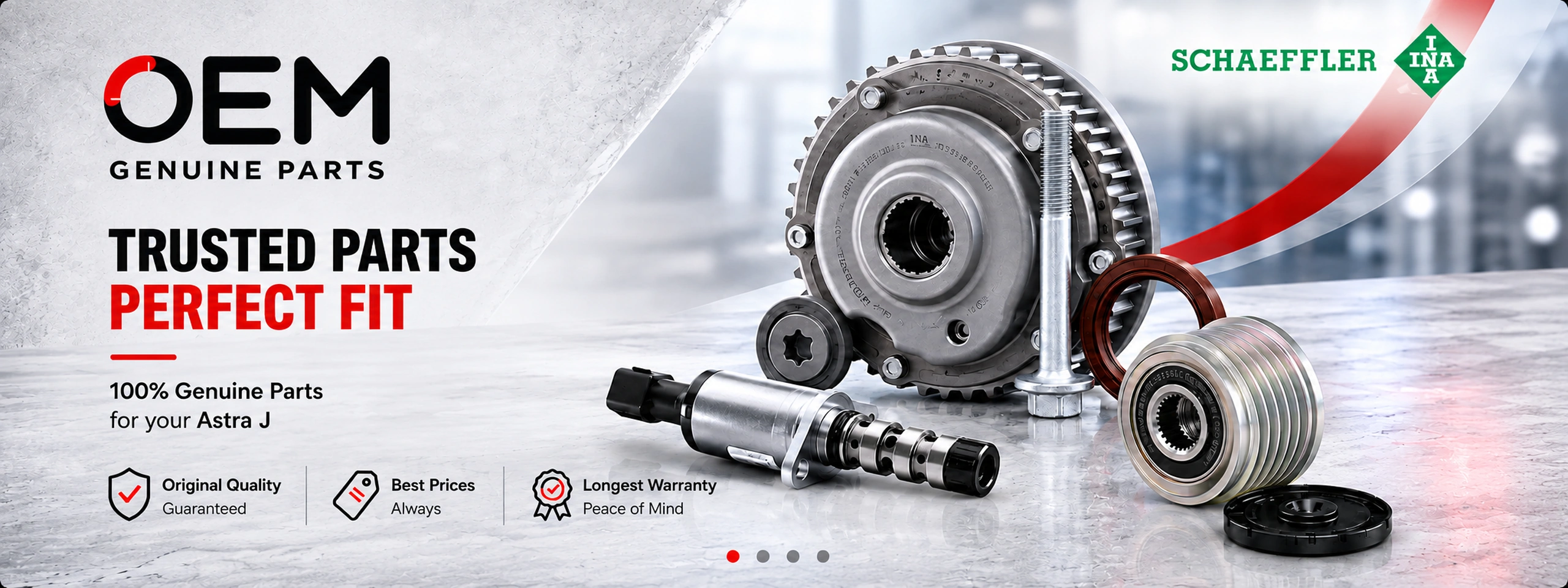 OEM INA Astra J genuine parts banner